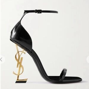 YSL Opyum embellished patent leather sandal
